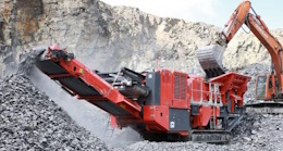 Дробление щебня