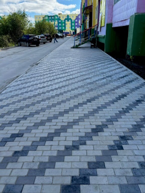 Площадь п. Айхал